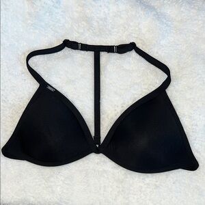 Black Halter Bikini Top
